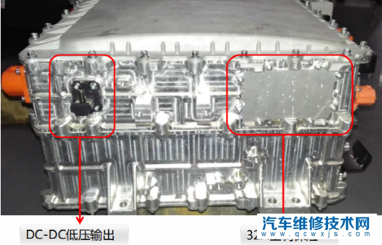 【比亚迪e5高压电控总成的组成原理和检修方法（图）】图3