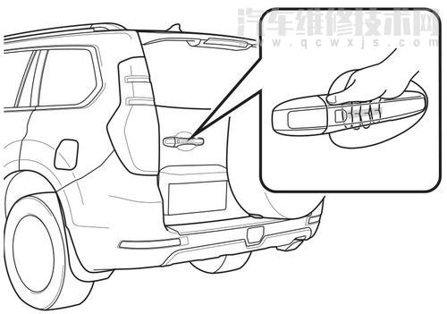 【哈弗h9尾门开启方式  哈弗h9尾门紧急解锁步骤 】图1