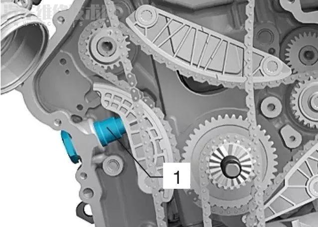 大众EA888发动机正时链条和高压油泵拆装图解