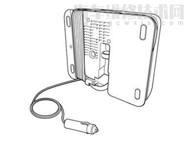 【特斯拉modelx轮胎充气步骤　特斯拉更换轮胎密封剂罐方法】图1