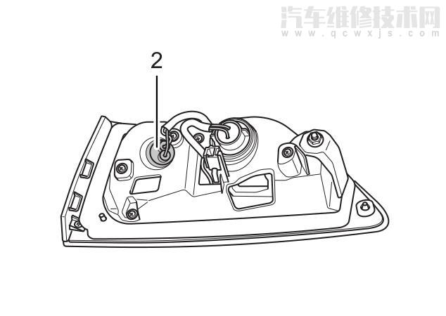 【传祺ga4倒车灯灯泡怎么换】图4