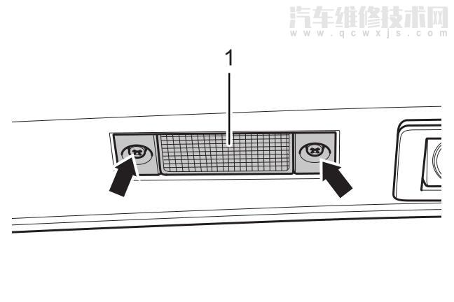 传祺ga4牌照灯更换示意图