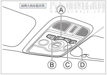 哈弗m6plus车内灯使用方法