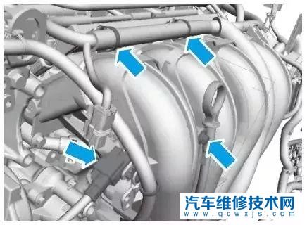 【发动机进气歧管、排气歧管、气缸盖的拆装步骤（图解）】图4