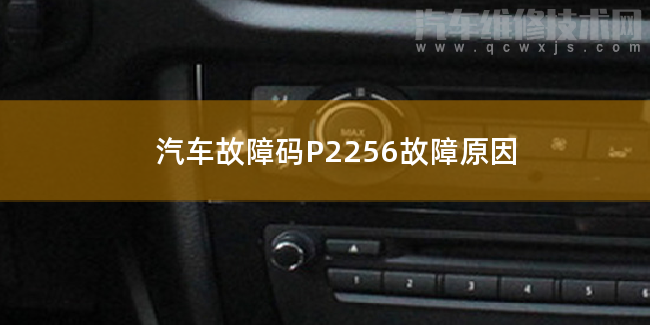  汽车故障码P2256故障原因 P2256故障码怎么维修
