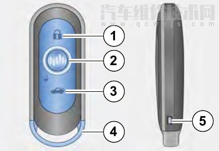 威马E5钥匙功能图解 威马E5遥控钥匙使用方法