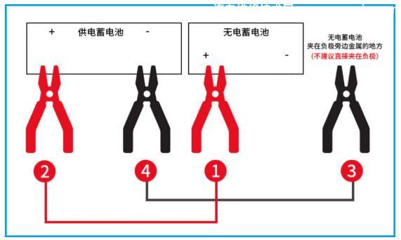 汽车接电打火正确接法（图解）