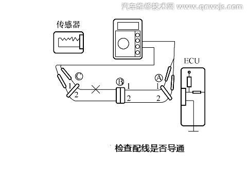 汽车线路断路的检测方法