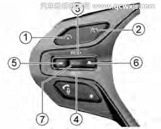 五菱凯捷方向盘按键说明图
