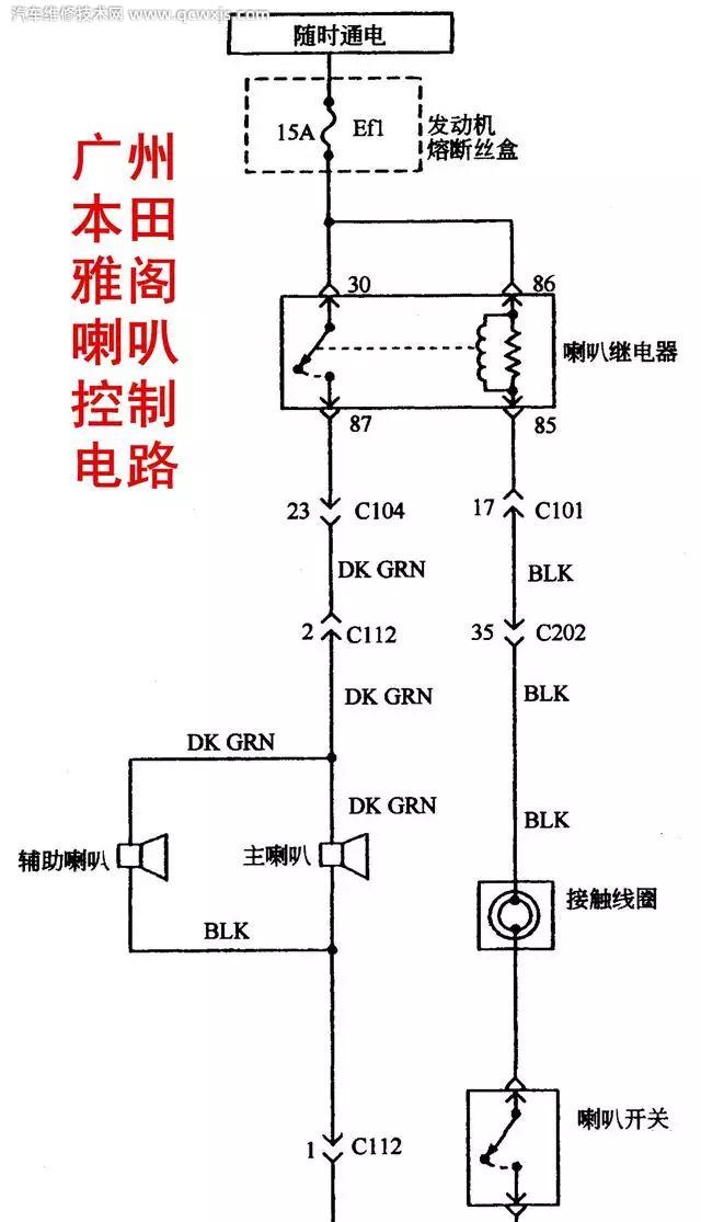 【常见各种类型汽车电路识图方法】图4