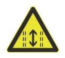 注意潮汐车道标志图片  注意潮汐车道的标志是什么