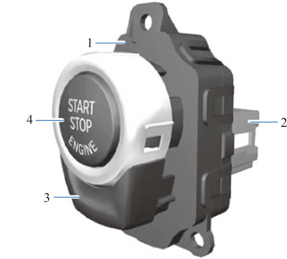 汽车启动/停止按钮功能原理 汽车启动按钮接线图