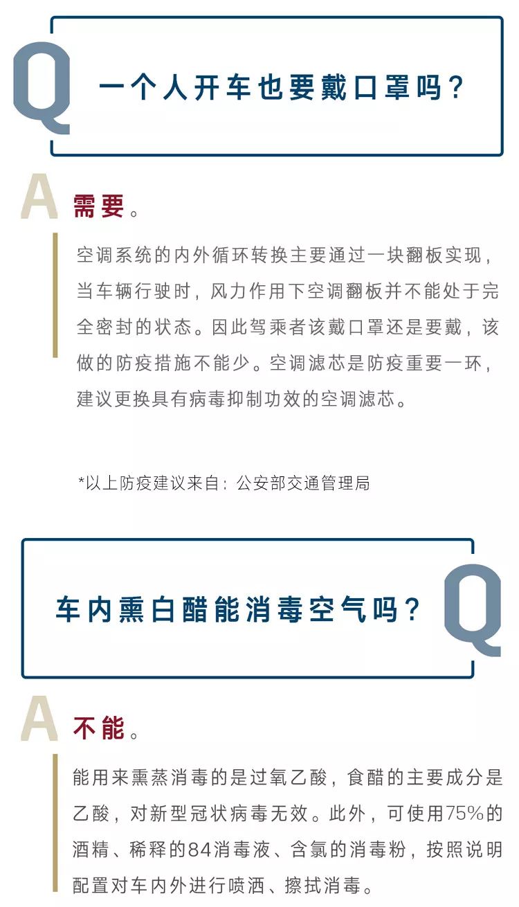 疫情时期，开车需注意哪些卫生事项？